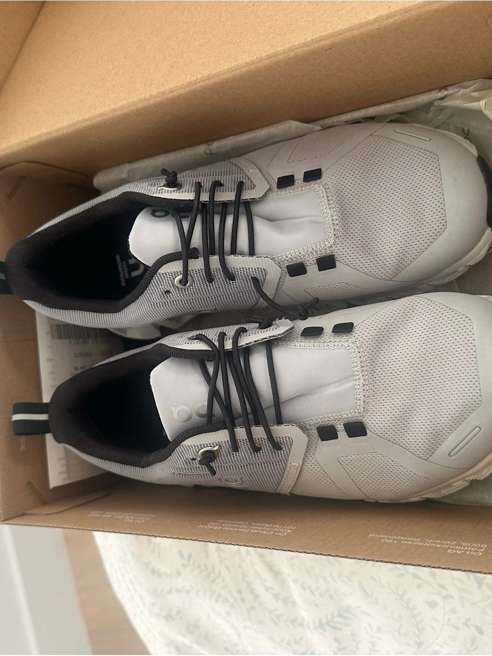 Cloud 5 Waterproof Sneakers in Glacier/White - Picture 5 of 9